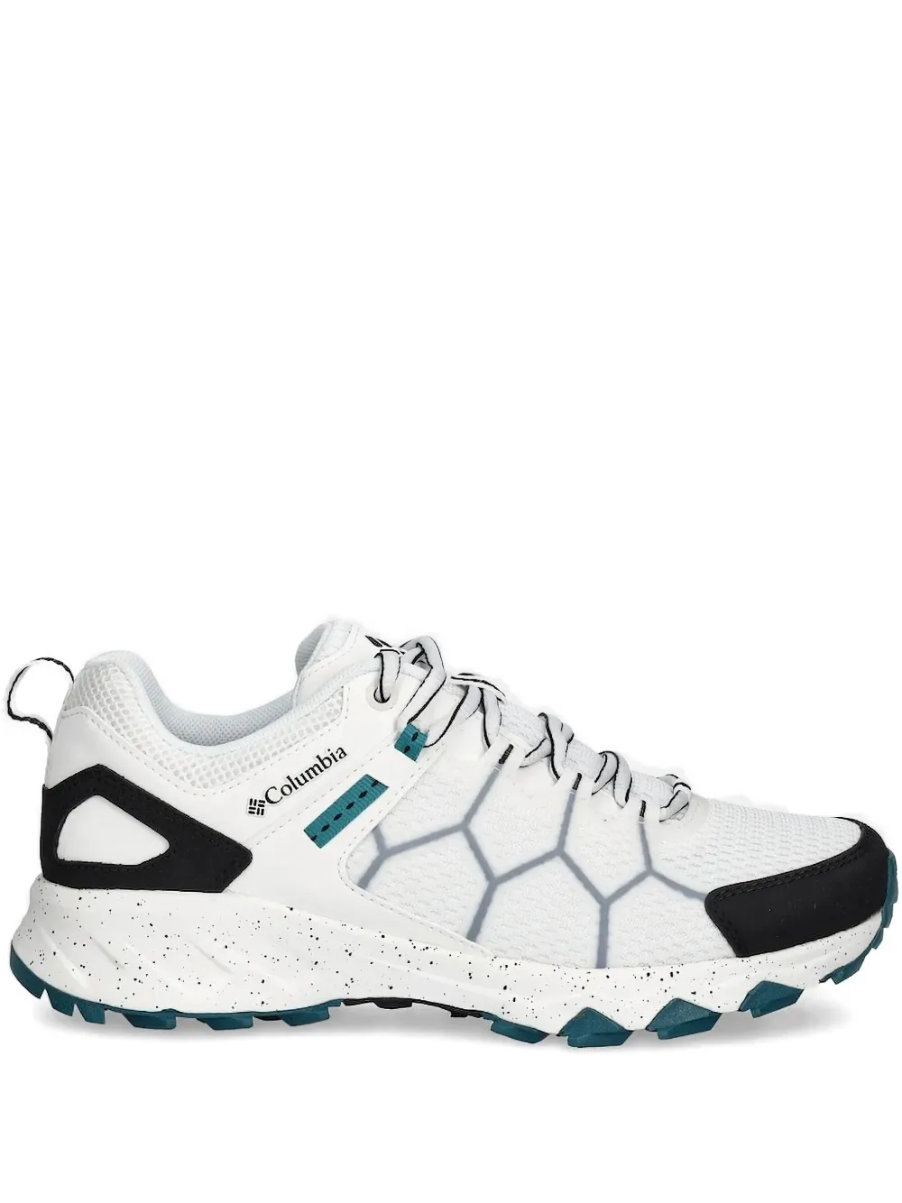 Columbia Peakfreak™ hexagon-patterned lace-up footwear | White | Image 1