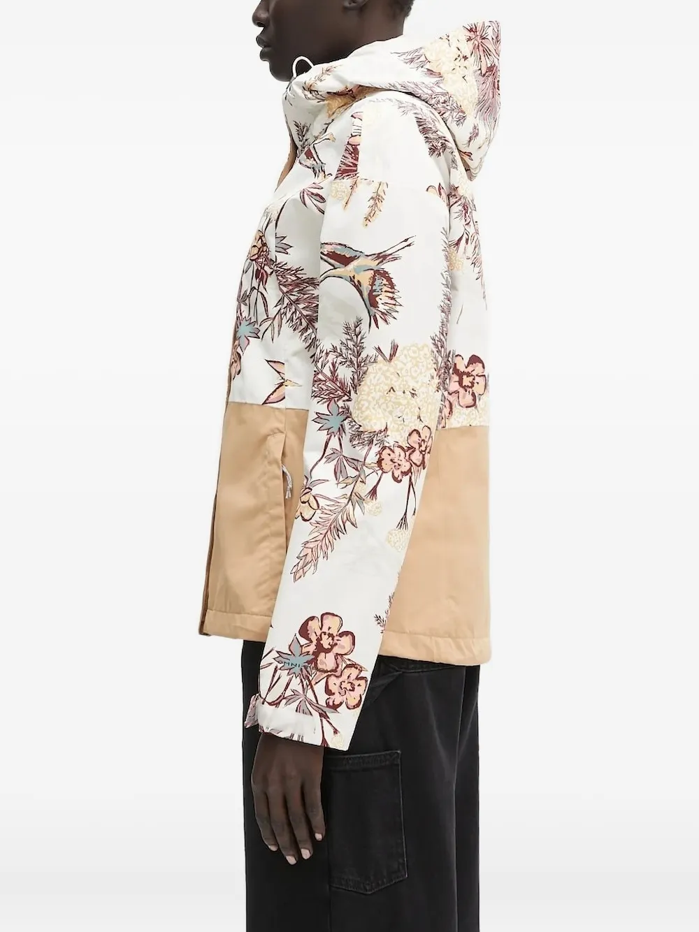Columbia Jack met bloemenprint Beige