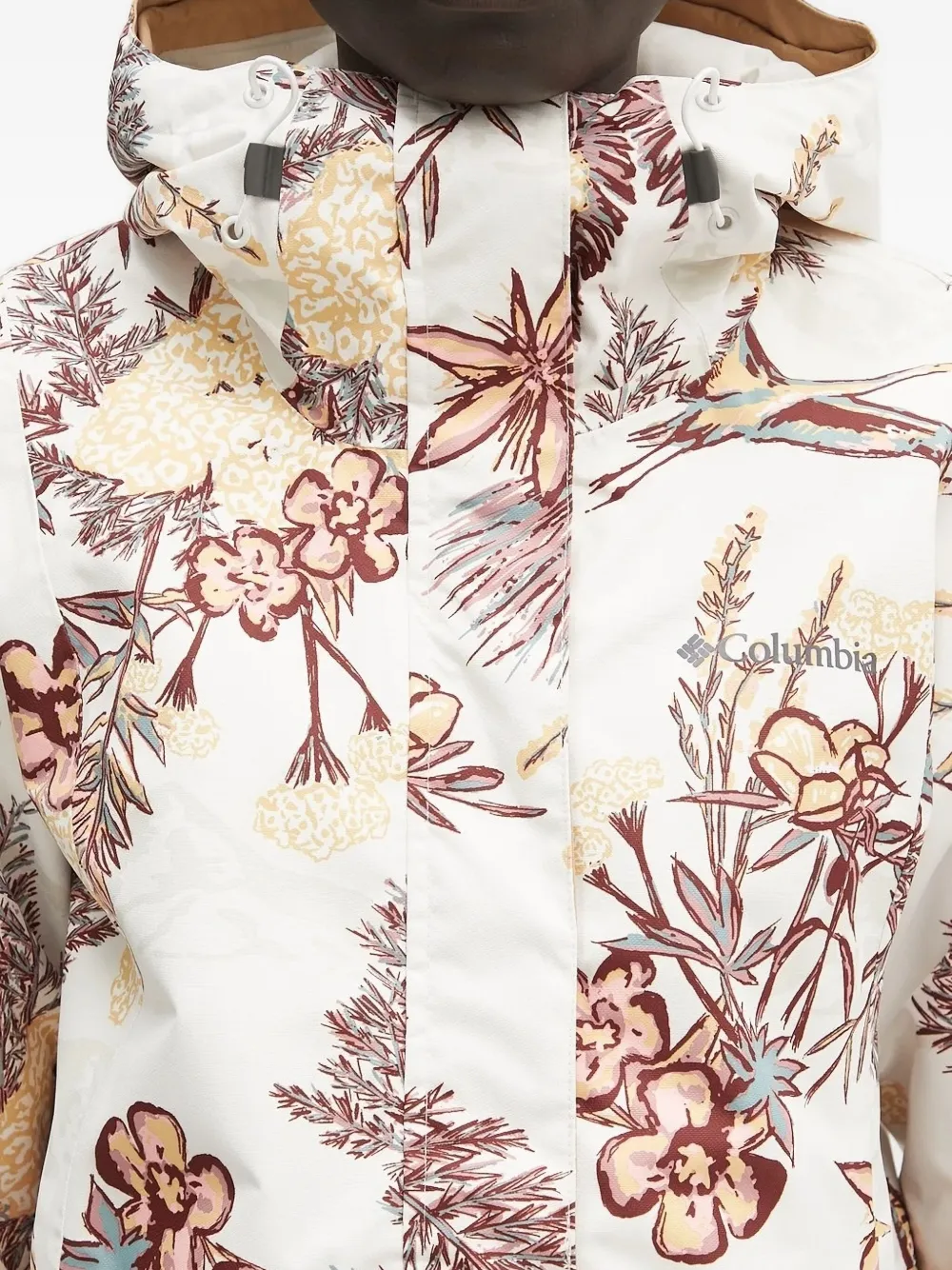 Columbia Jack met bloemenprint Beige