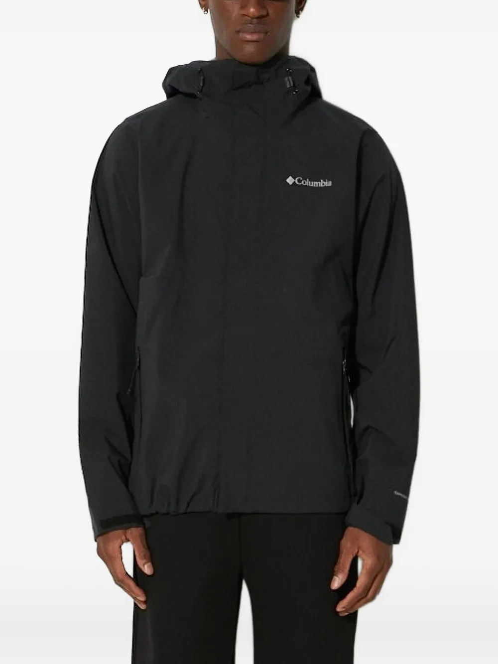 Columbia hooded zip-up jacket Zwart
