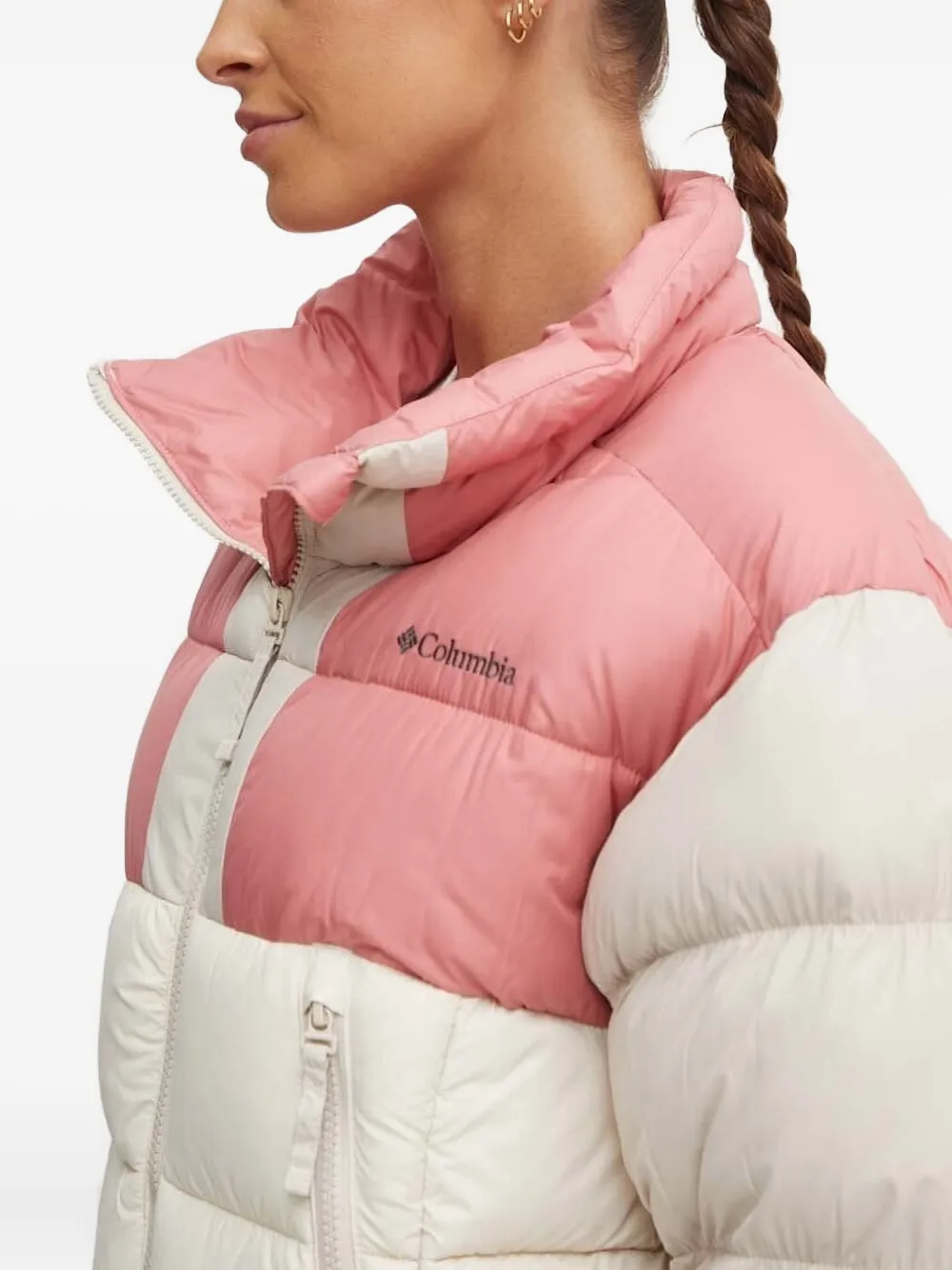 Columbia Pike Lake™ Ii Colour-block Puffer Jacket In White