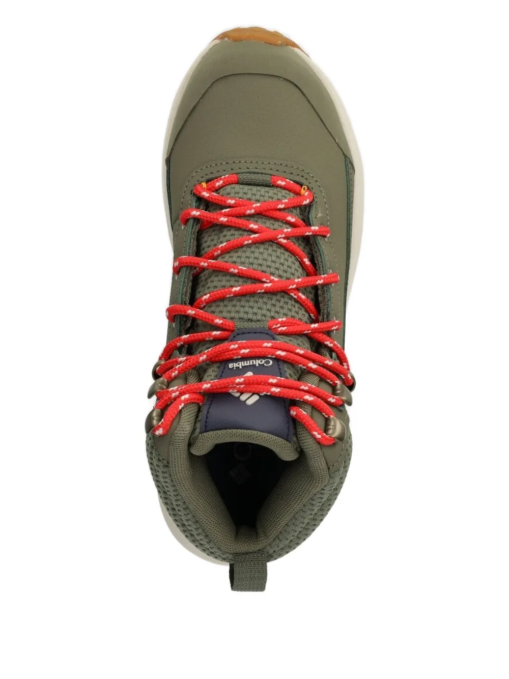 Columbia lace-up mesh panelled boots Green