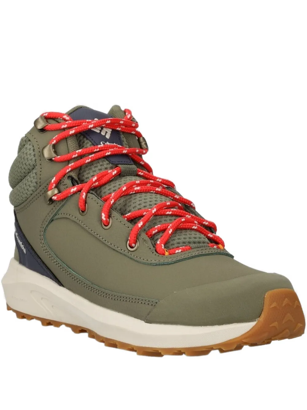 Columbia lace-up mesh panelled boots Green