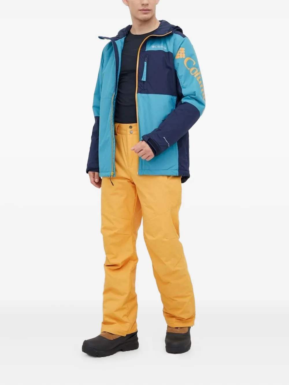Columbia Ski-jack met colourblocking Blauw