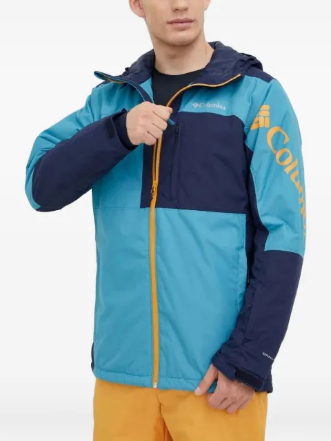 Columbia colour-blocked ski jacket