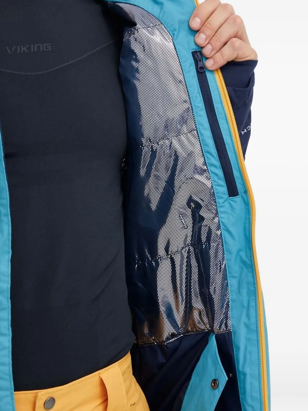 Columbia Ski-jack met colourblocking Blauw