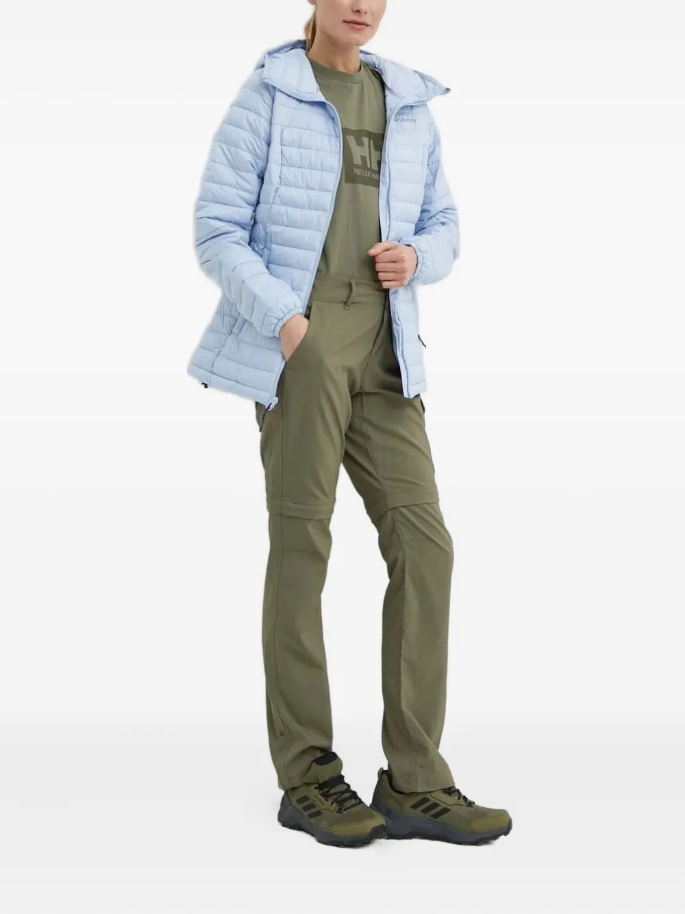Columbia Gevoerd jack met capuchon Blauw