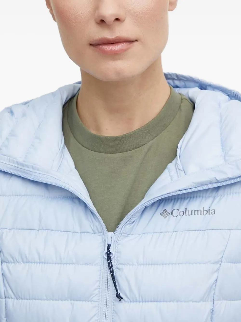Columbia Gevoerd jack met capuchon Blauw