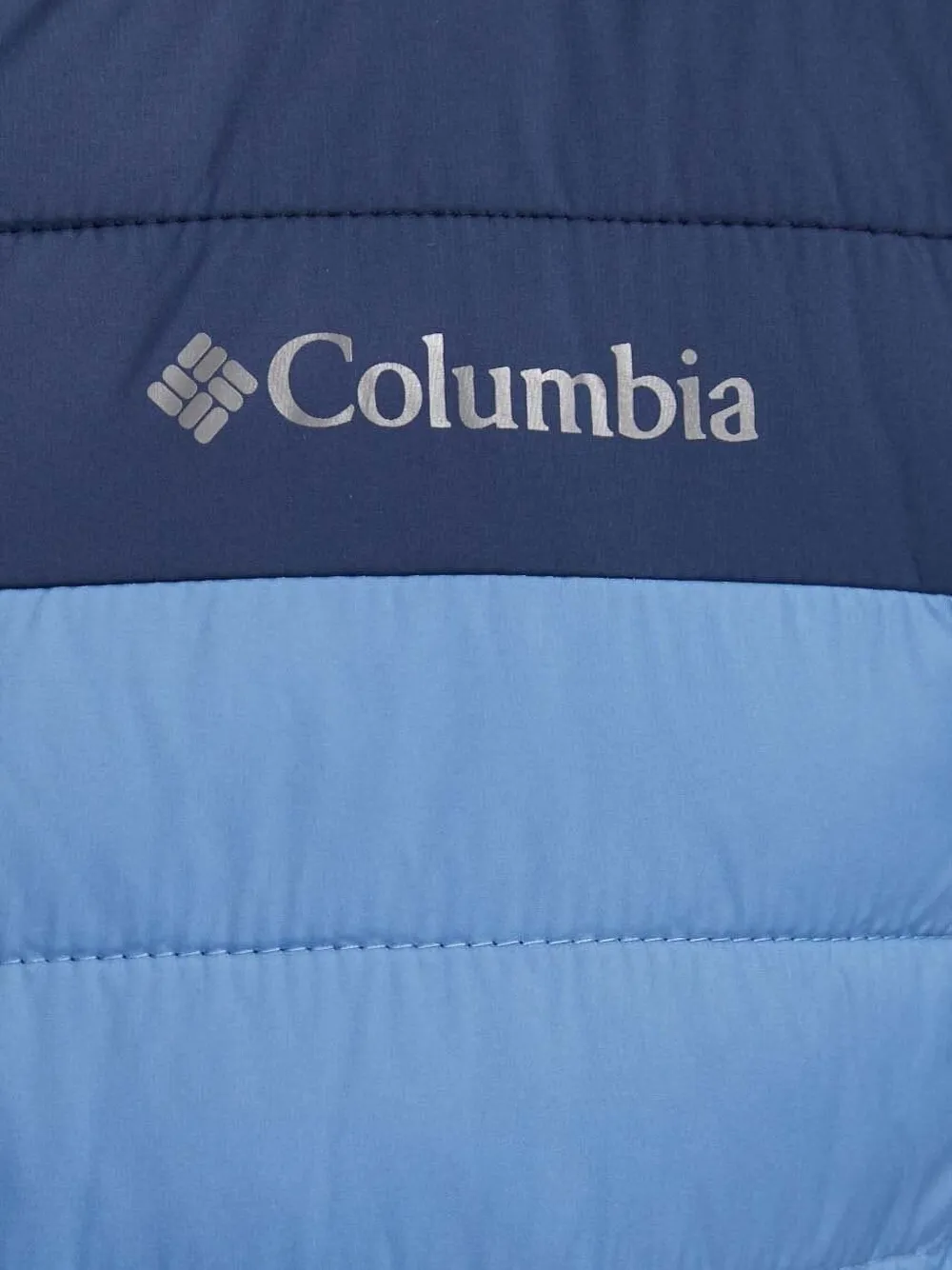 Columbia Silver Falls Two-tone Padded Jacket In Blue