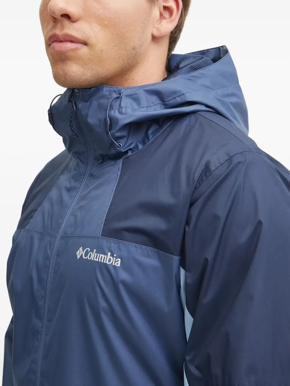 Columbia Inner Limits™ IV hooded colour-blocked jacket Blauw