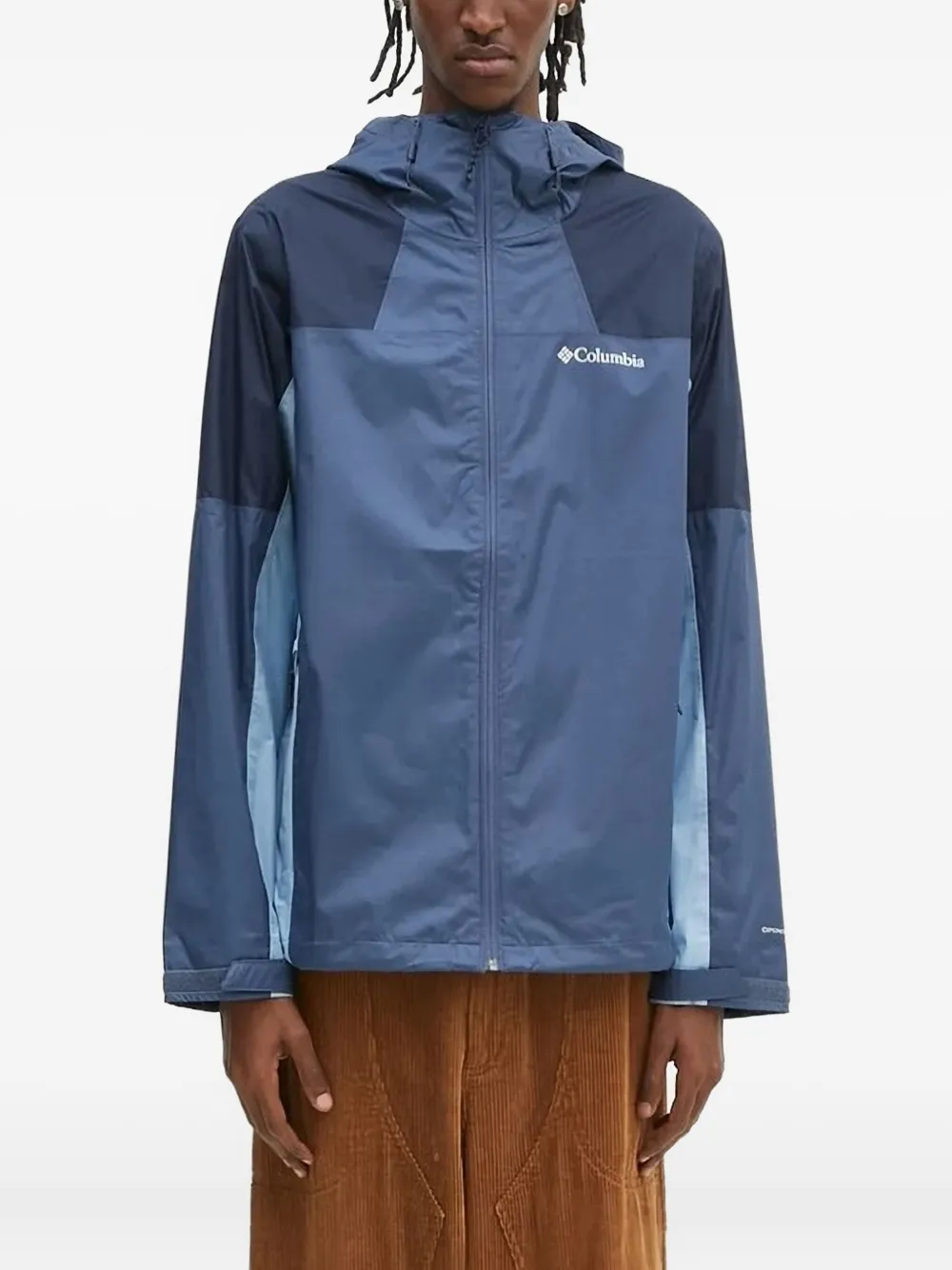 Columbia Inner Limits™ IV hooded colour-blocked jacket Blauw