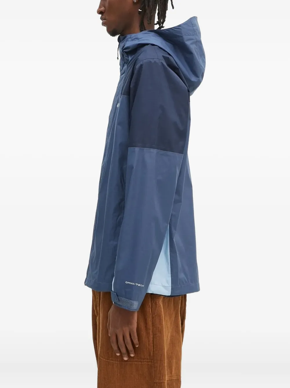 Columbia Inner Limits™ IV hooded colour-blocked jacket Blauw