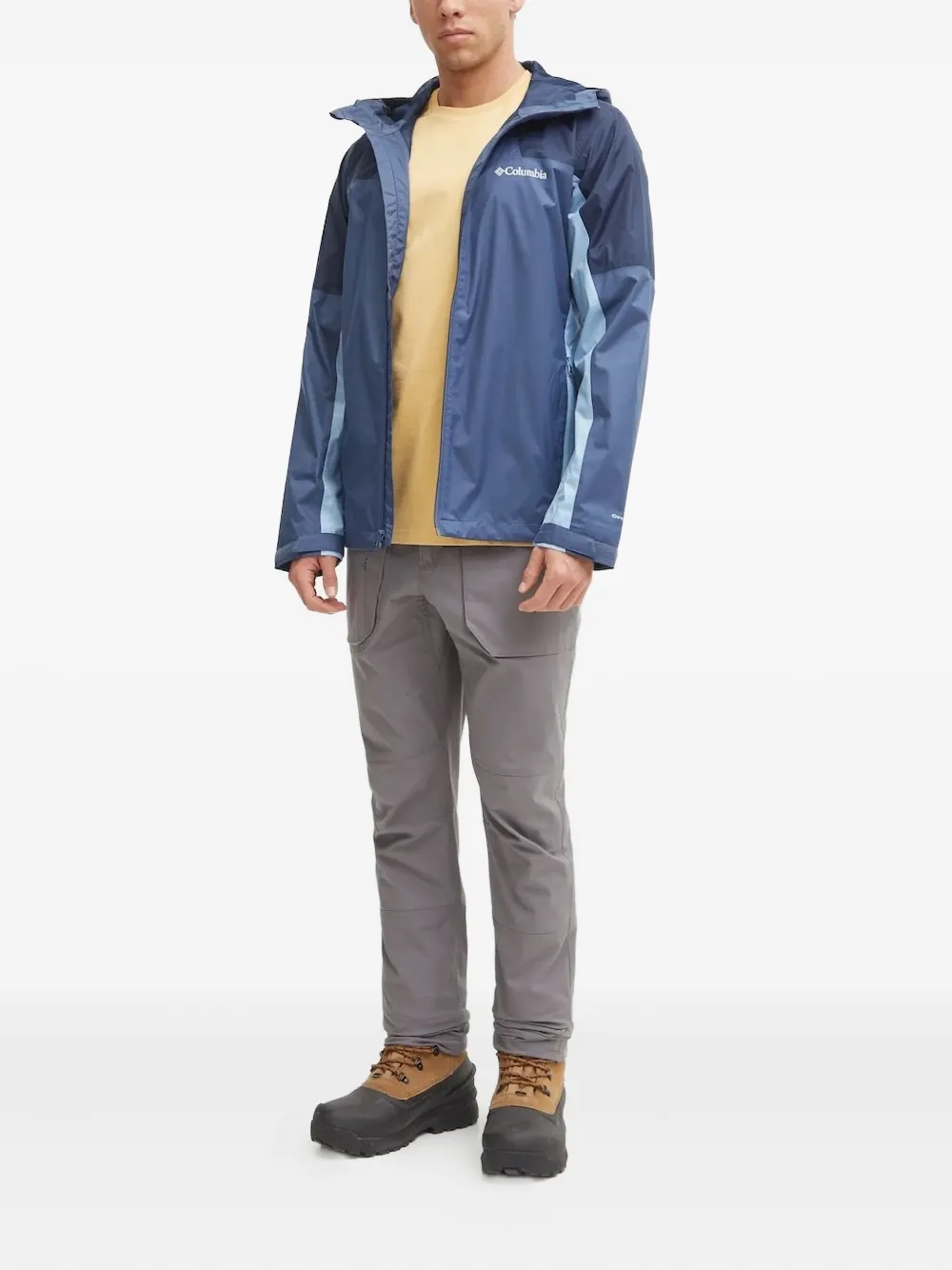 Columbia Inner Limits™ IV hooded colour-blocked jacket Blauw