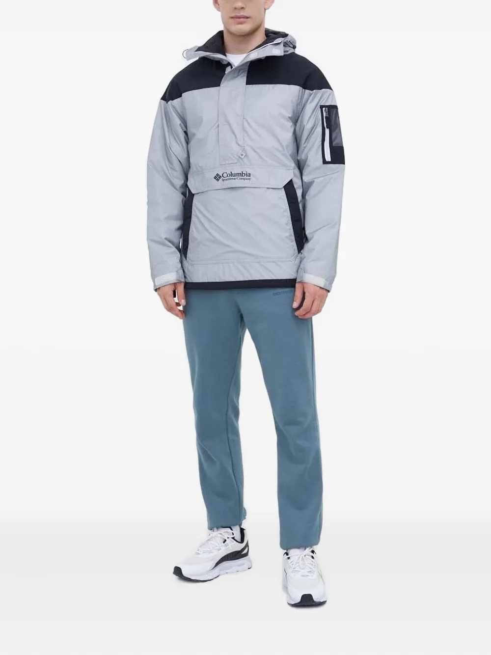 Columbia half-zip panelled jacket | Hooded Jackets | Image 2