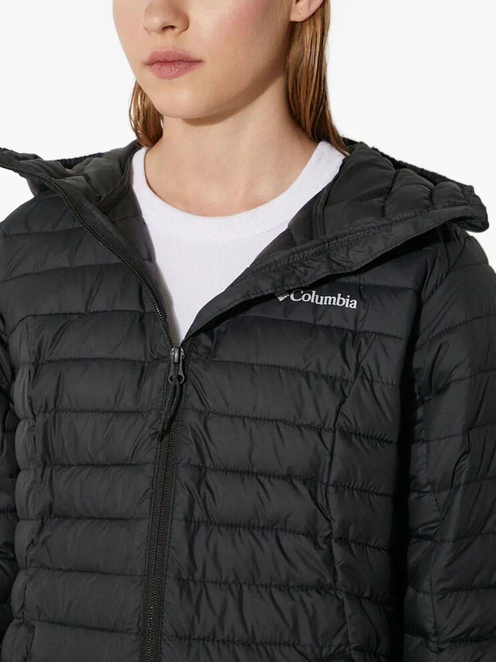 Columbia Gevoerd jack met capuchon Zwart