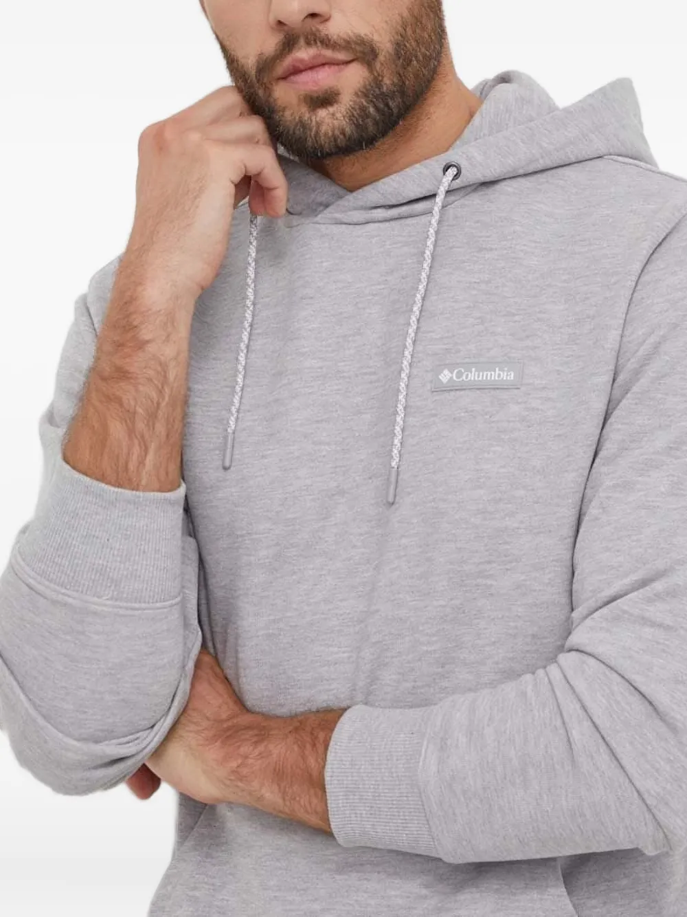 Columbia Sweater met logopatch Grijs