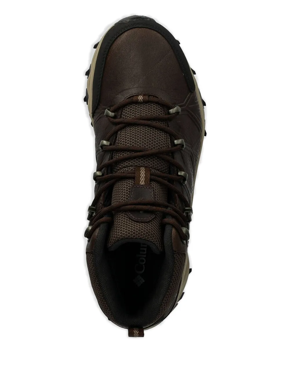 Columbia leather lace-up hiking boots Brown
