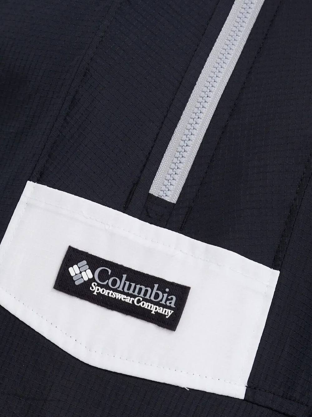 Columbia Riptide jack met vlakken en halve rits Blauw