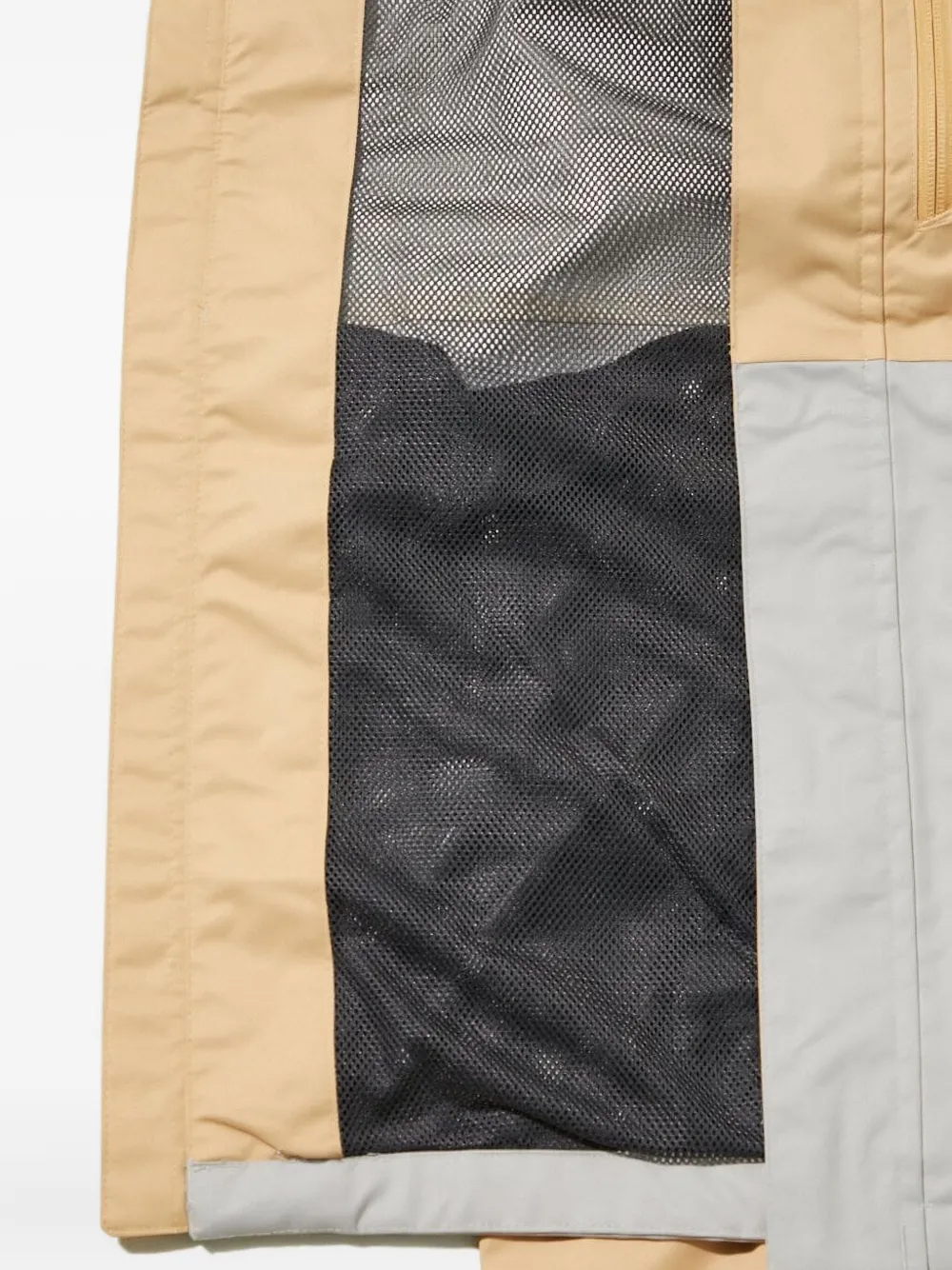 Columbia two-tone hooded jacket Geel