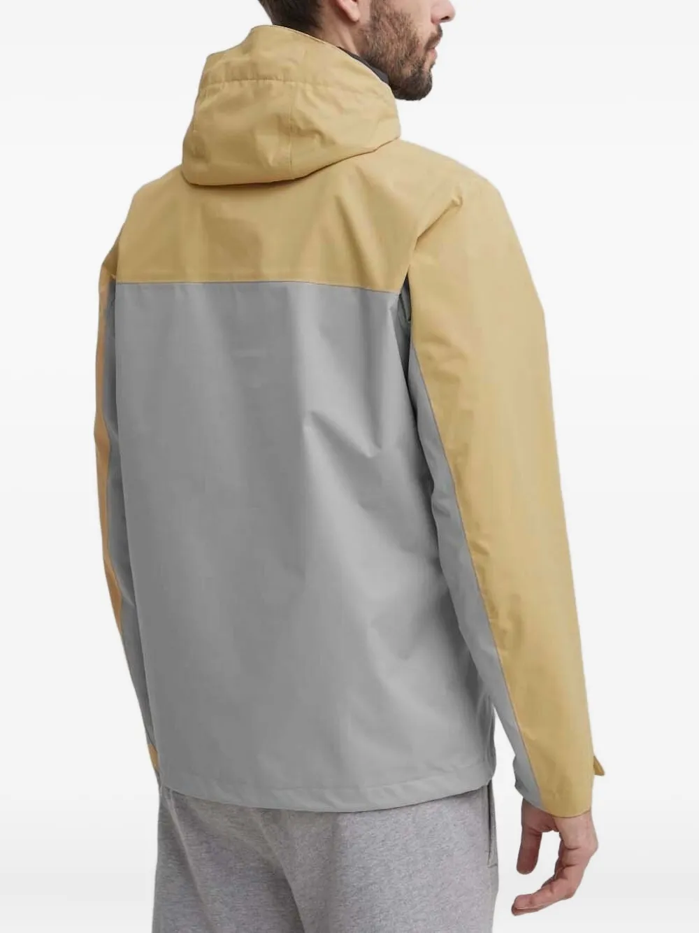 Columbia two-tone hooded jacket Geel