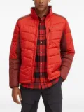 Columbia quilted panelled jacket - Red