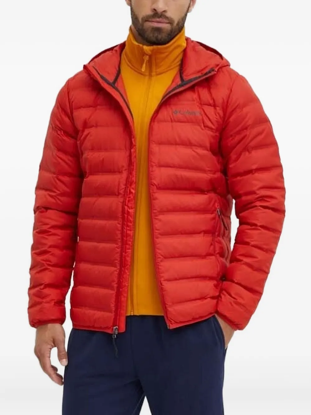 Columbia Lake 22™ II gewatteerd jack met capuchon Rood