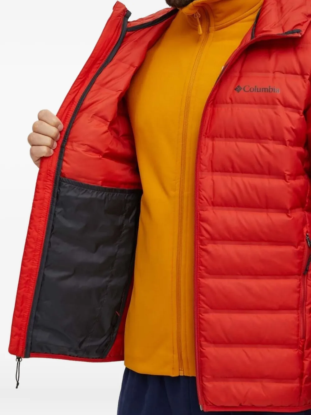 Columbia Lake 22™ II gewatteerd jack met capuchon Rood