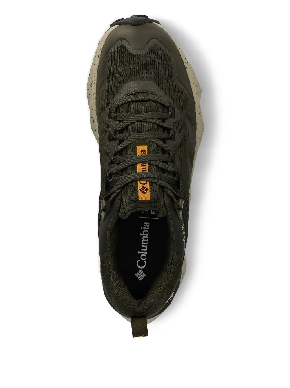 Columbia Mesh-panelled Trail Running Low-top Sneakers In Green