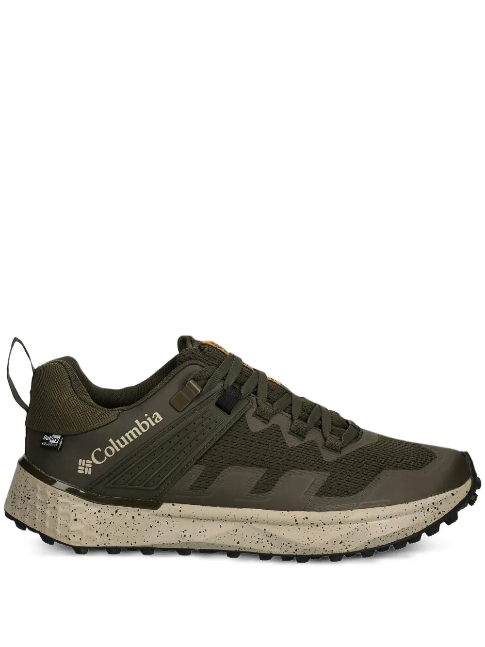 Columbia mesh-panelled trail running low-top sneakers | Green | Image 1
