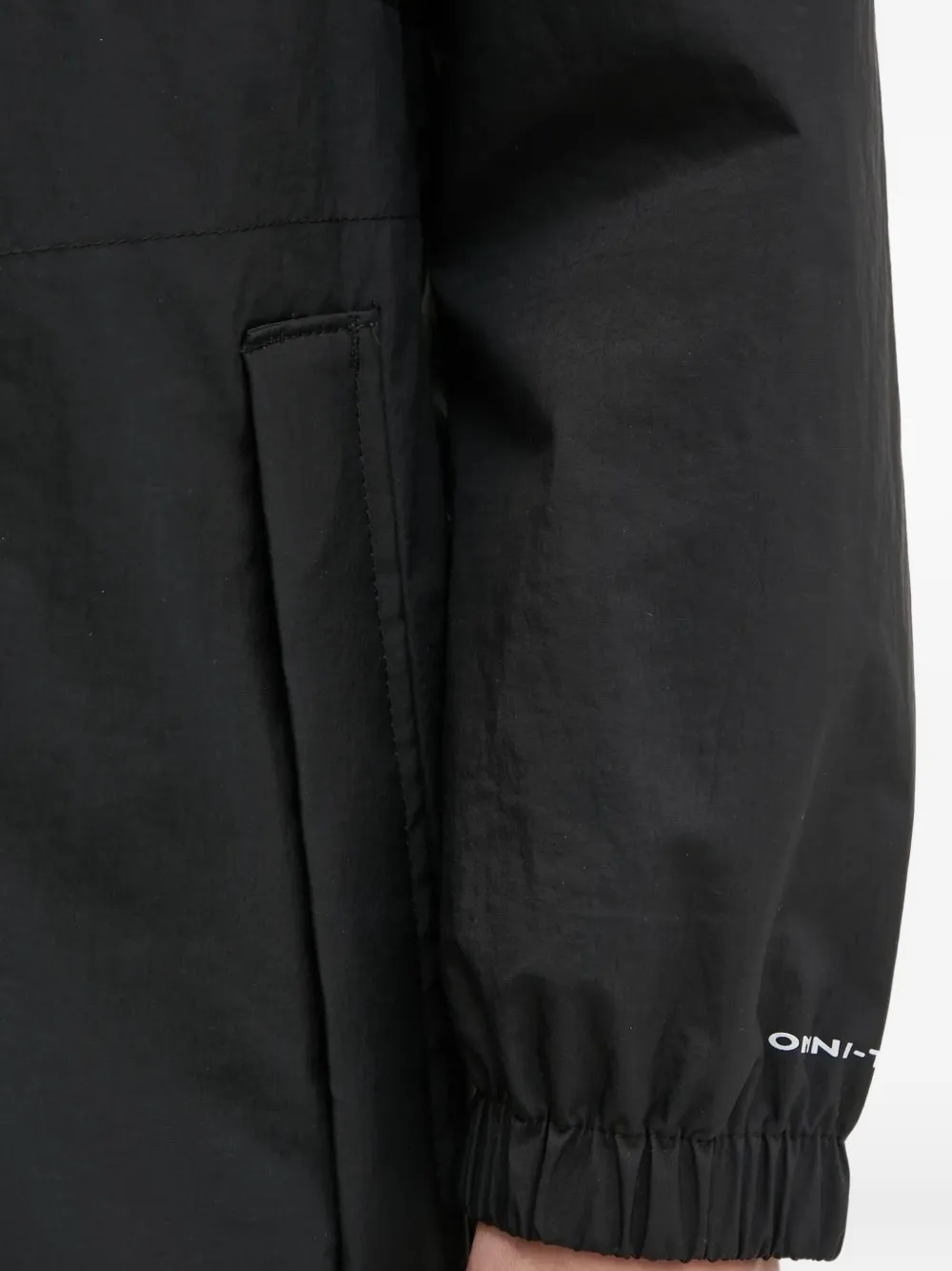 Columbia Hooded Drawstring-waist Jacket In Black