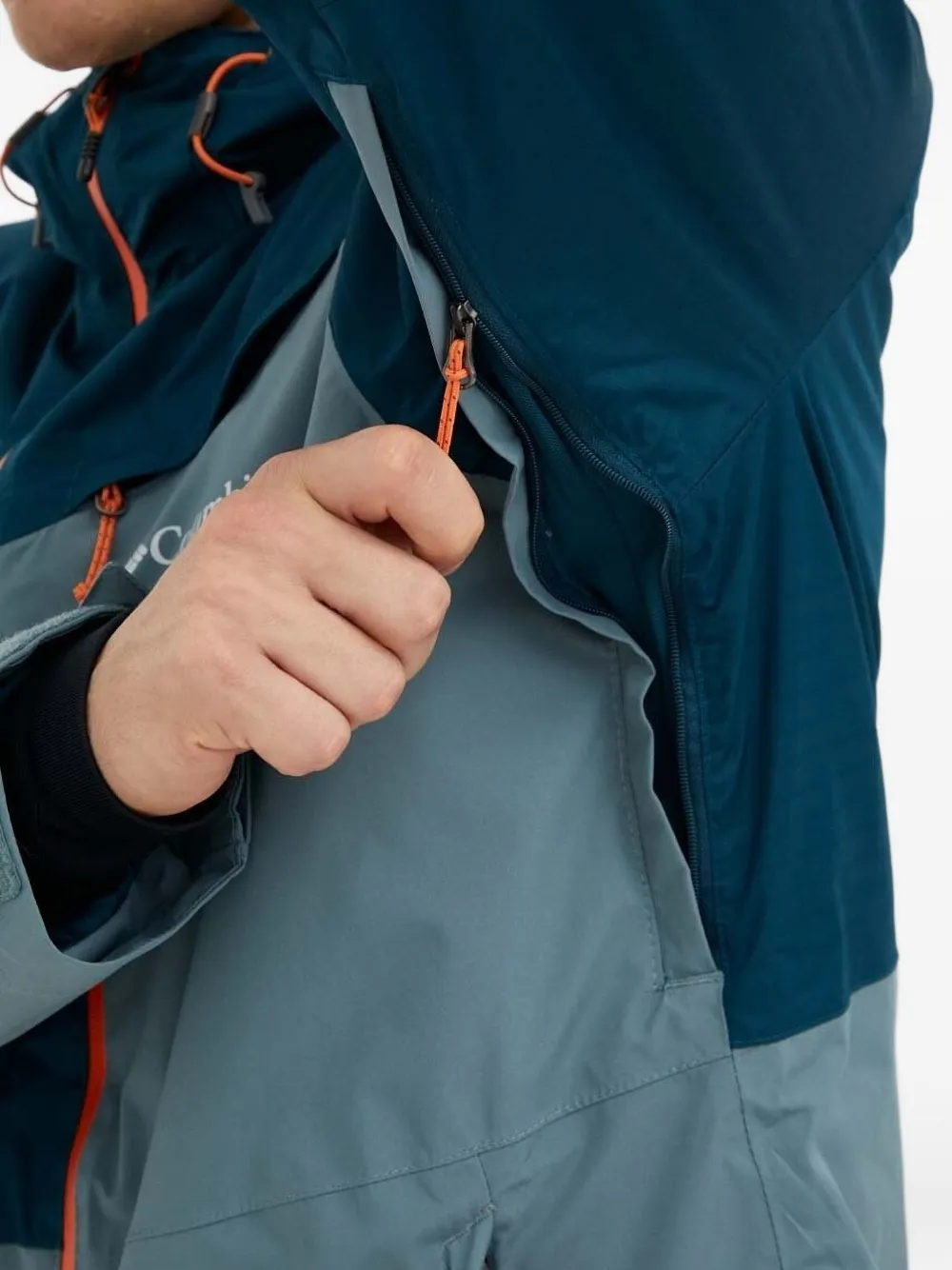 Columbia Tweekleurig jack Blauw