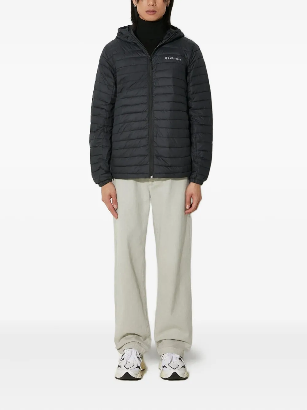 Columbia Silver Falls™ hooded quilted jacket Zwart