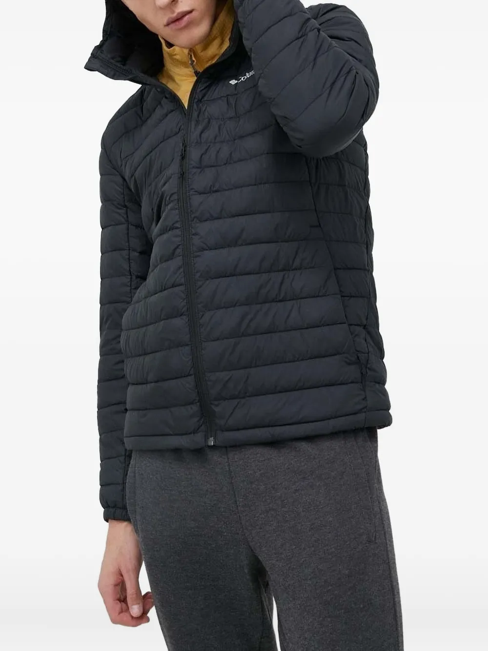 Columbia Silver Falls™ hooded quilted jacket Zwart