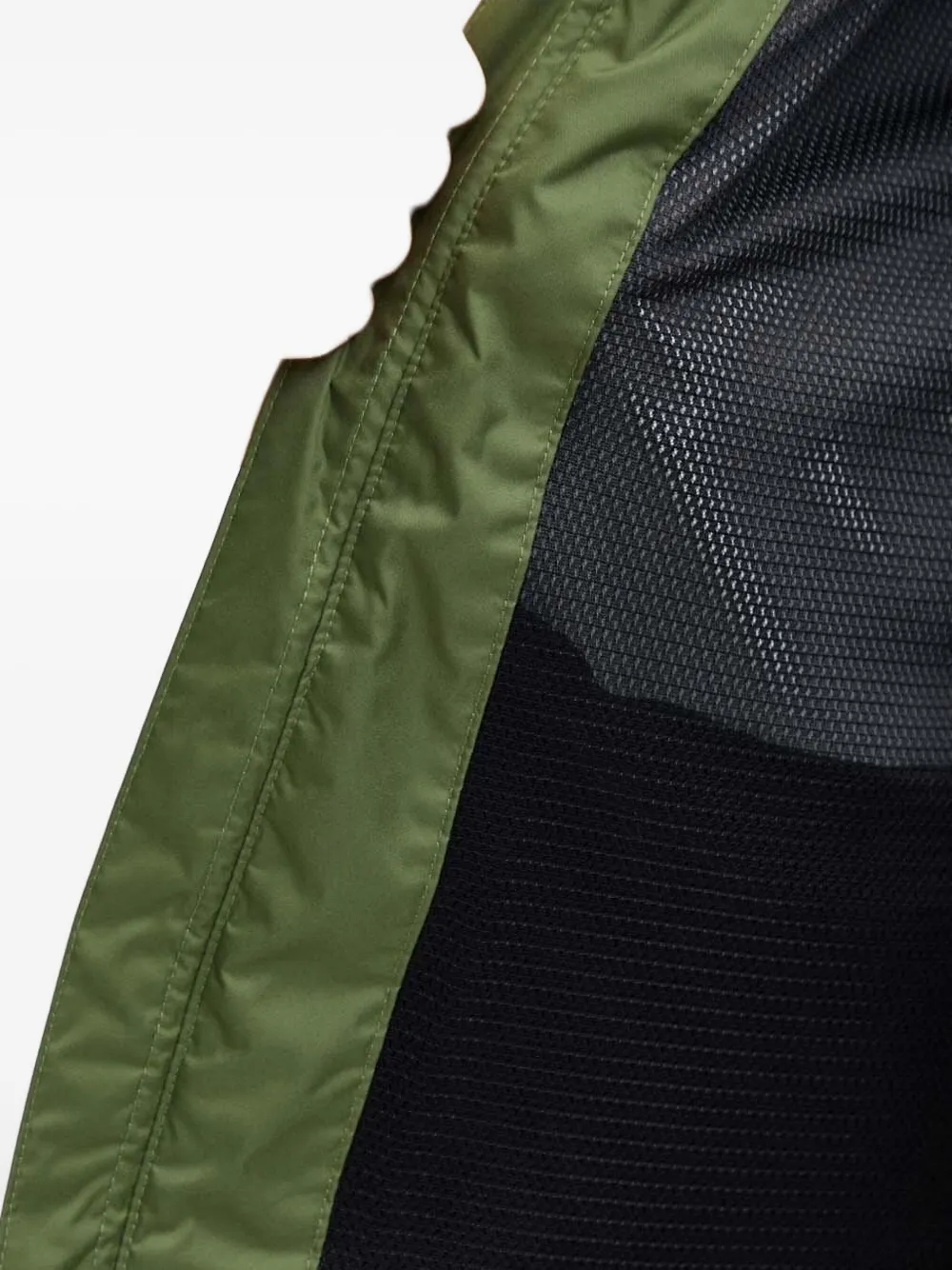 Columbia Jack met capuchon en vlakken Groen