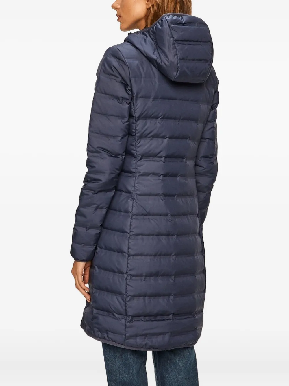 Columbia hooded quilted coat Blauw