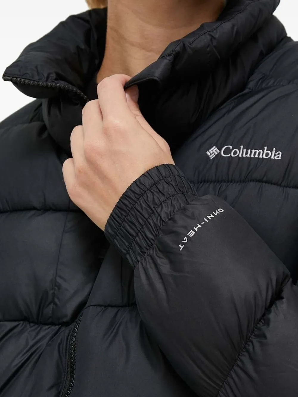 Columbia Gewatteerd donsjack Zwart