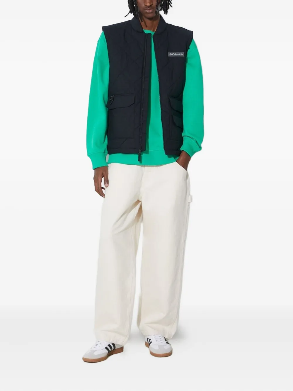Columbia Rad Padded™ quilted diamond-pattern gilet Zwart