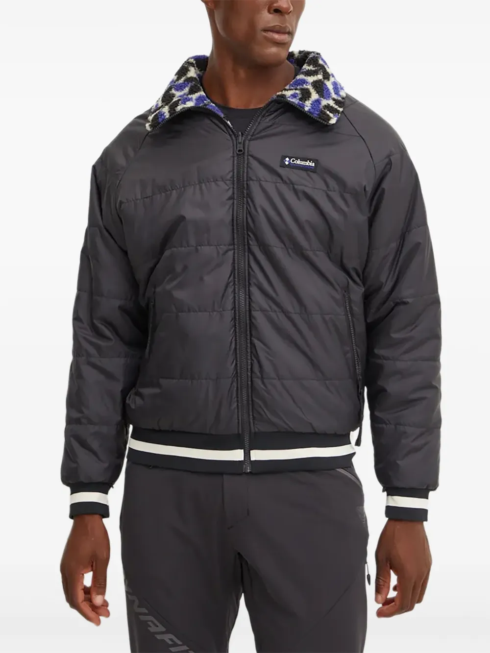 Columbia elasticated-hem padded jacket | Black | Image 1