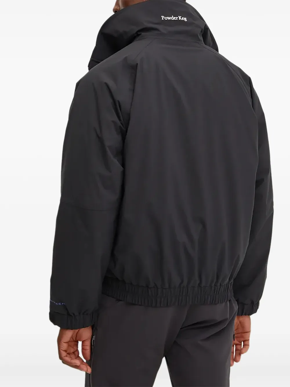 Columbia Gewatteerd jack met elastische zoom Zwart