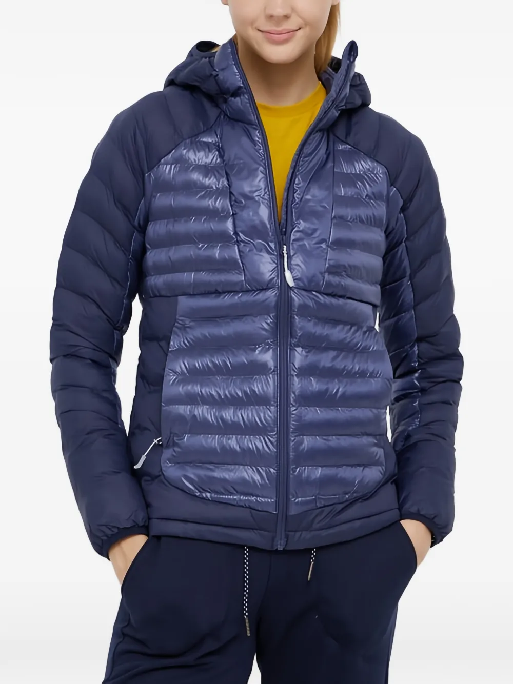 Columbia hooded puffer jacket - Blue