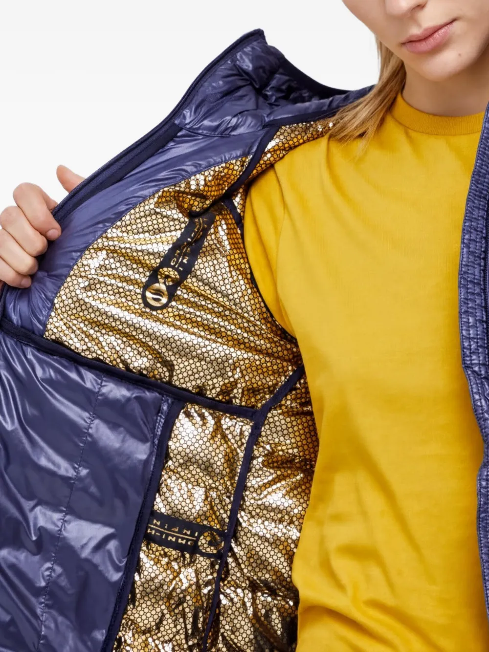 Columbia Donsjack met capuchon Blauw