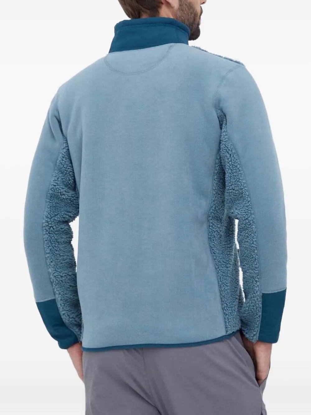 Columbia Winter Pass™ fleece-panelled zip-up sweater - Blauw