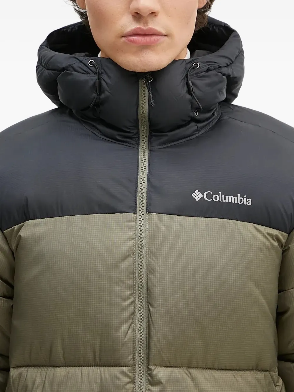 Columbia hooded puffer jacket Groen