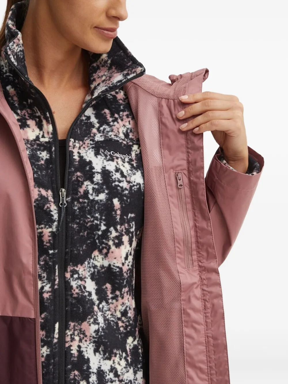 Columbia Women's Inner Limits Iii Waterproof Jacket In Pink