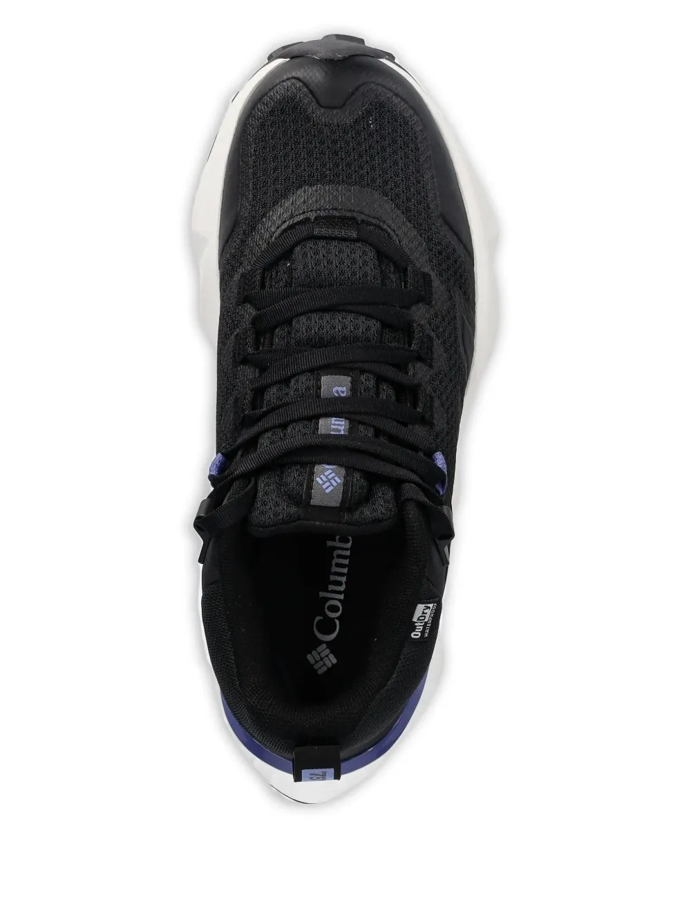 Columbia Facet 75 Mid Trail-running Textile Sneakers In Black