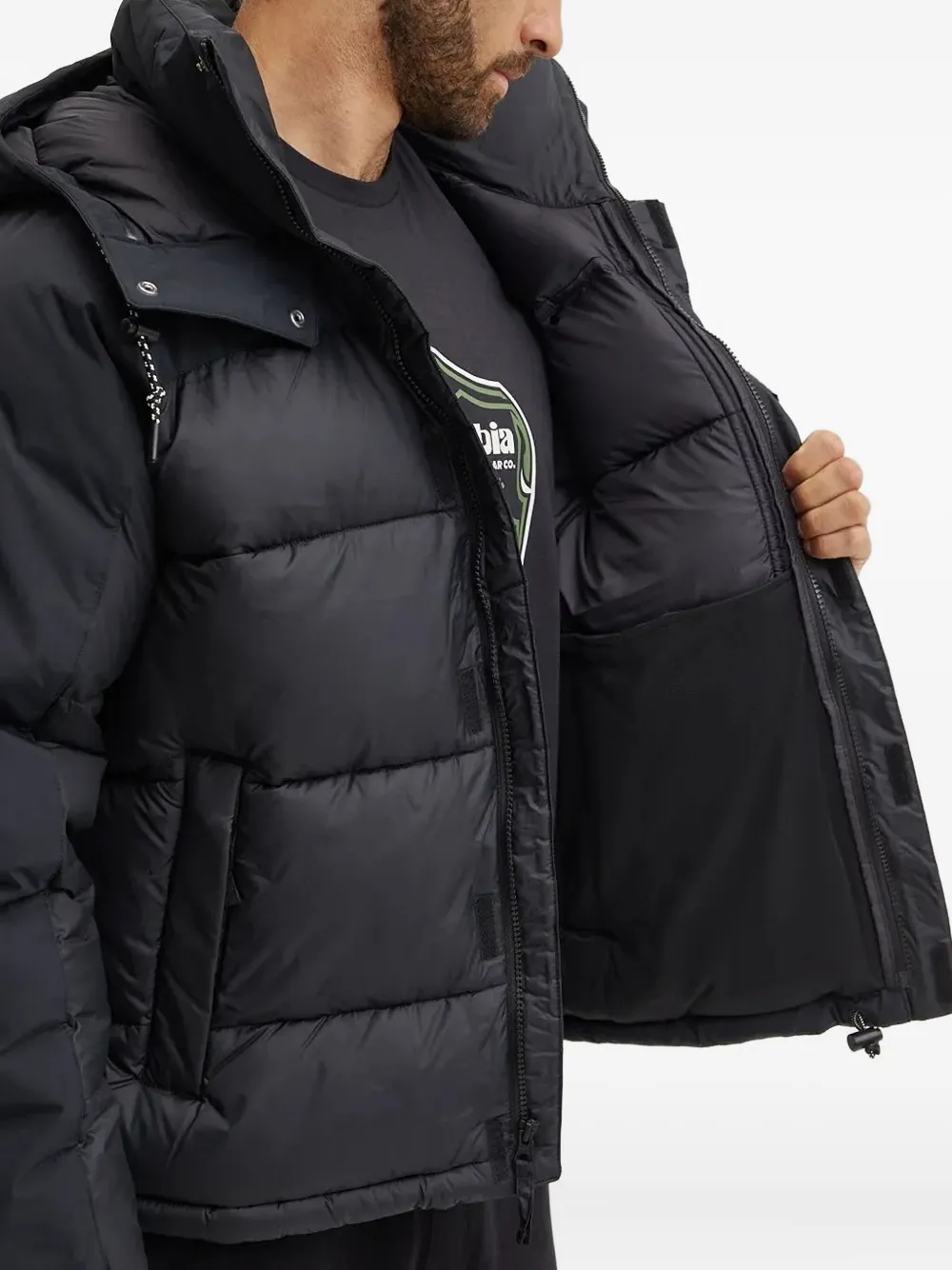 Columbia Snowqualmie™ II donsjack met capuchon Zwart