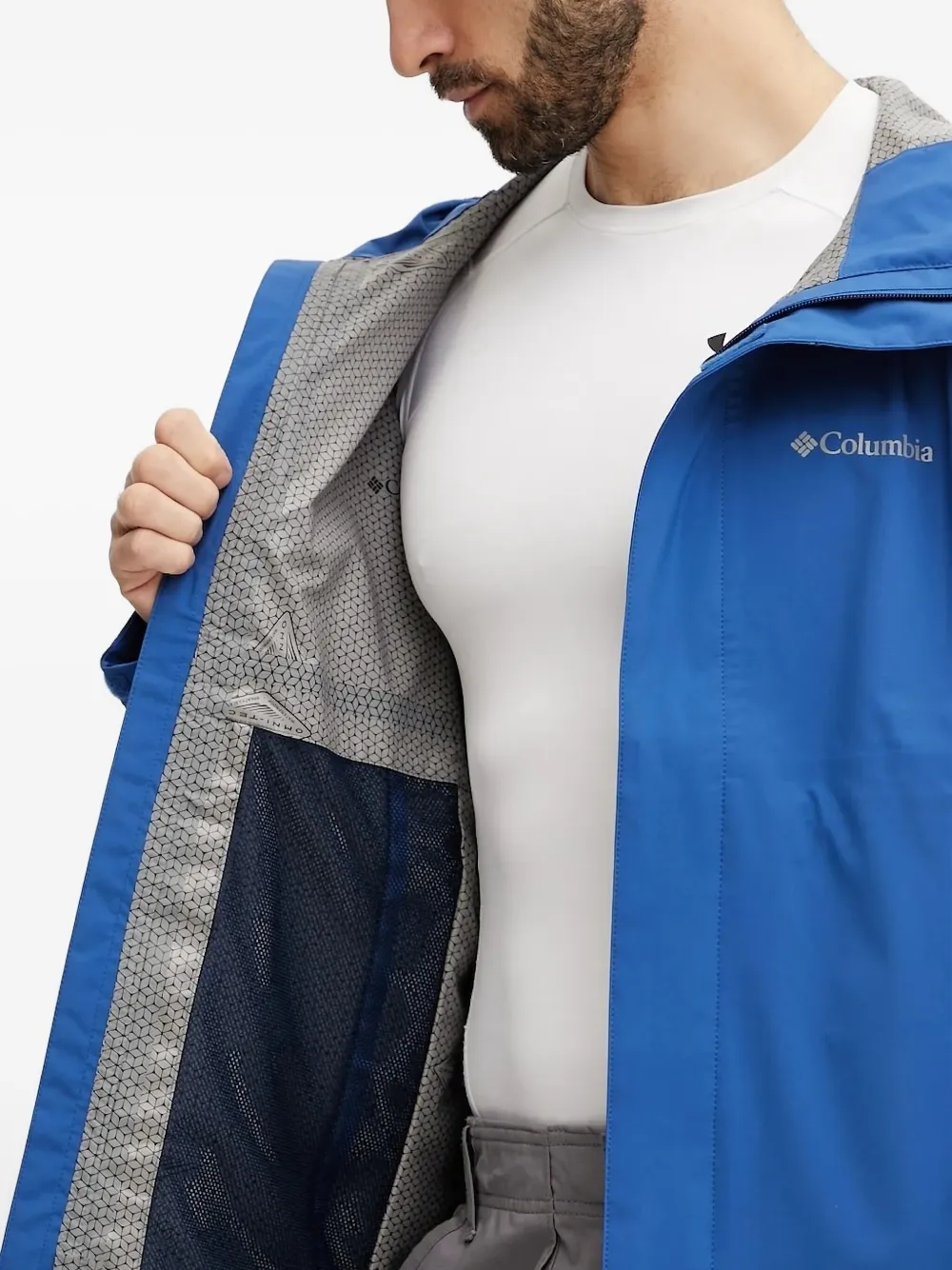 Columbia Earth Explorer™ II jack met capuchon Blauw