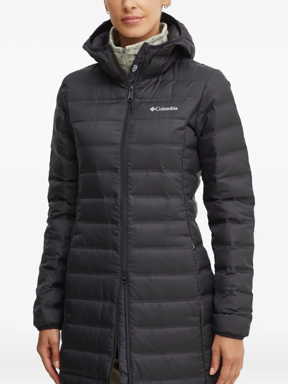 Columbia Gevoerd jack met capuchon Zwart