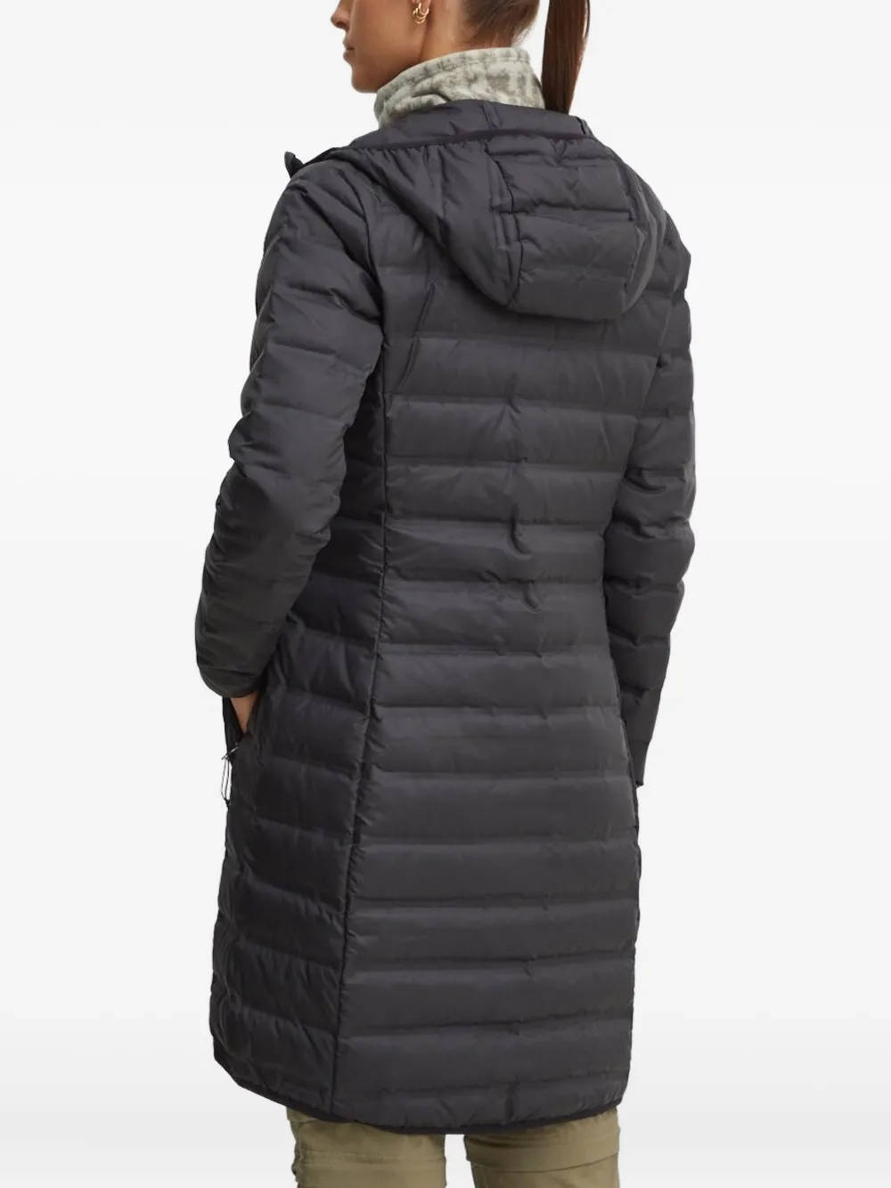 Columbia Gevoerd jack met capuchon - Zwart