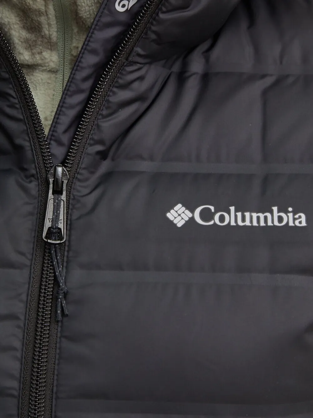 Columbia Gevoerd jack met capuchon Zwart